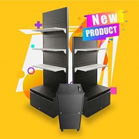 2023 New Product Launching - 2 in 1 Suitcase Style Portable Display Shelving