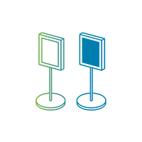 Sign Holder Display Stand