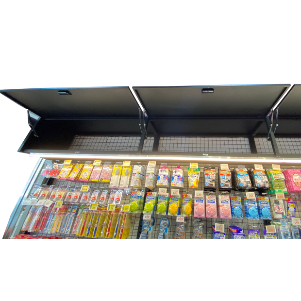 Grocery Store Display Magnetic Cabinet with shelves _2_.png