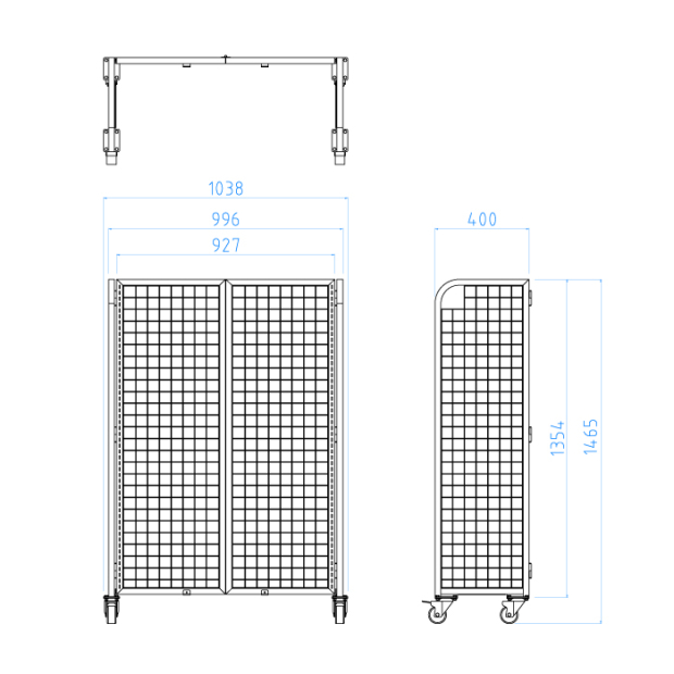 Grid panel Collapsible Portable Wire Gridwall_5_.jpg