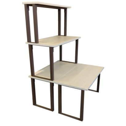 Set of 4 Brown and Wood Rectangular Stacking Display Tables _4_.jpg Set of 4 Brown and Wood Rectangular Stacking Display Tables _4_.jpg