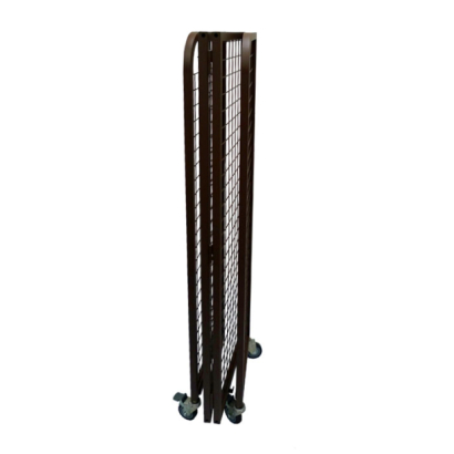 Foldable Gridwall Panel Display Rack with Shelves and Castors _3_.jpg Foldable Gridwall Panel Display Rack with Shelves and Castors _3_.jpg